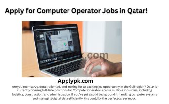 Apply for Computer Operator Jobs in Qatar!