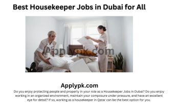 Best Housekeeper Jobs in Dubai for All