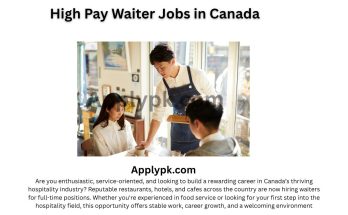 High Pay Waiter Jobs in Canada
